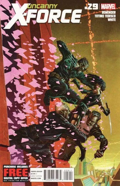 Uncanny X-Force, Vol. 1 #29 Jerome Opeña Regular comic book cover, 2012