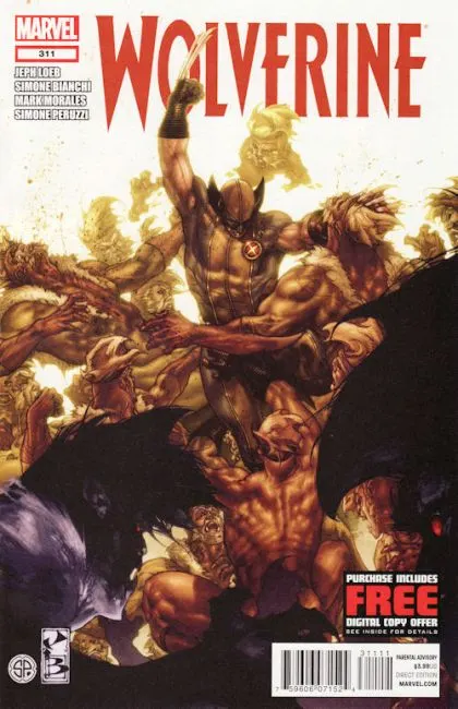 Wolverine, Vol. 4 #311 Simone Bianchi Regular comic book cover, 2012