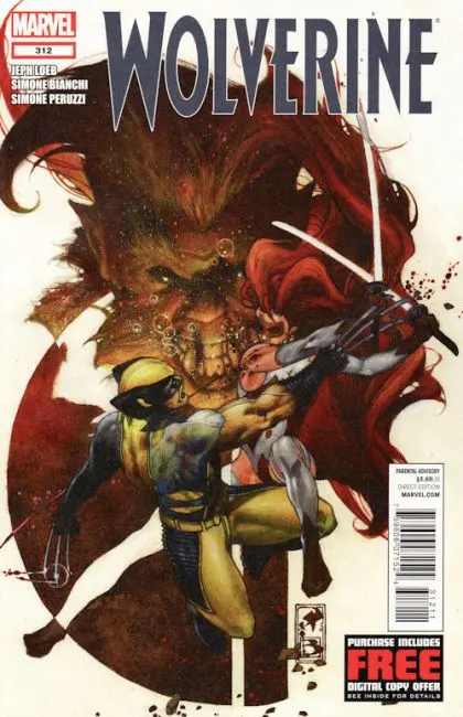 Wolverine, Vol. 4 #312 Simone Bianchi Regular comic book cover, 2012