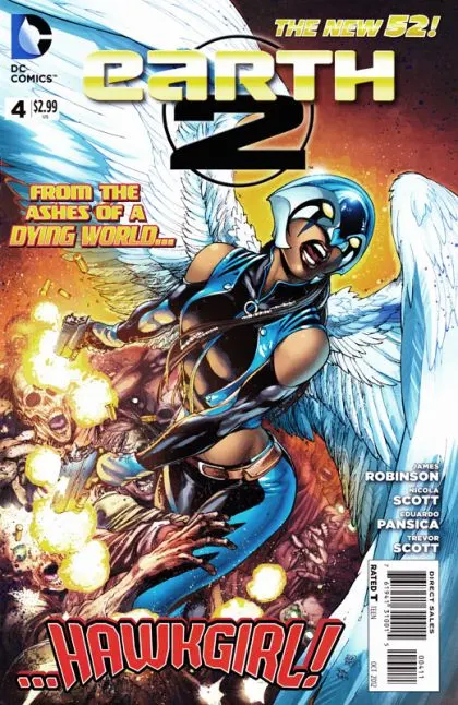 Earth 2 #4 comic book cover, 2012