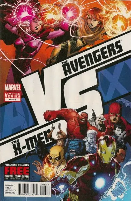 AvX vs. #6 Regular Jim Cheung Cover comic book cover, 2012