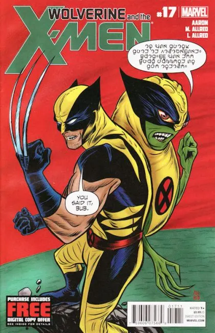 Wolverine & the X-Men, Vol. 1 #17 comic book cover, 2012