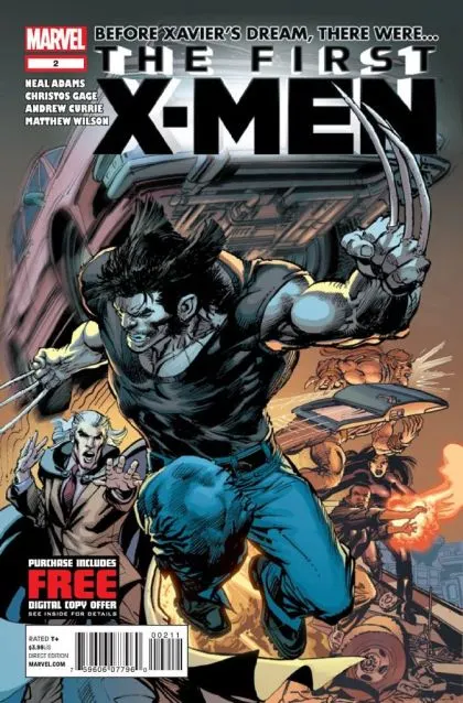 The First X-Men #2 Neal Adams Regular comic book cover, 2012