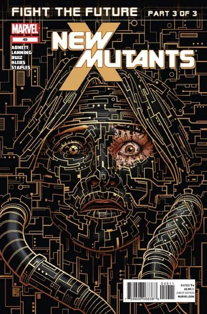 New Mutants, Vol. 3 #49 comic book cover, 2012