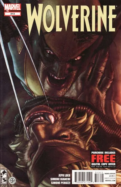 Wolverine, Vol. 4 #313 Simone Bianchi Regular comic book cover, 2012