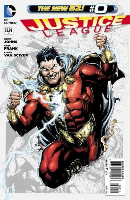 Justice League, Vol. 1 #0 Gary Frank Regular Cover comic book cover, 2012