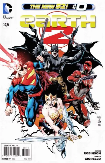 Earth 2 #0 comic book cover, 2012