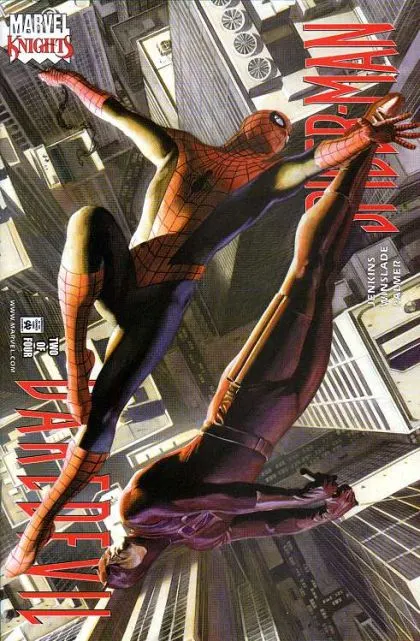 Daredevil / Spider-Man #2 comic book cover, 2001
