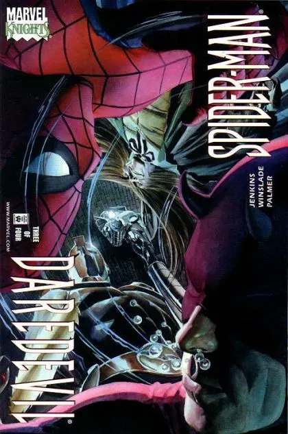 Daredevil / Spider-Man #3 comic book cover, 2001