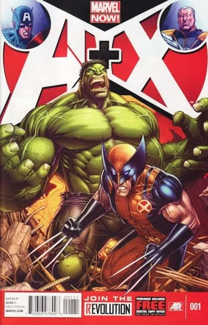 A+X #1 Dale Keown Regular comic book cover, 2012