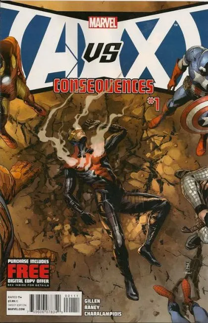 AvX: Consequences #1 Regular Patrick Zircher Cover comic book cover, 2012
