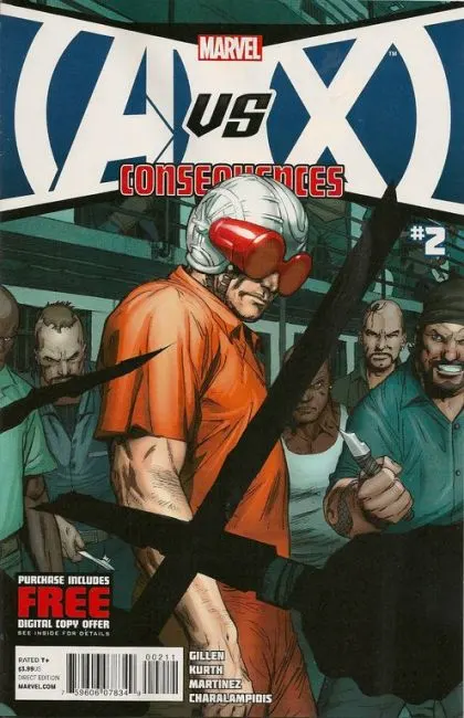 AvX: Consequences #2 Ron Garney Regular Cover comic book cover, 2012