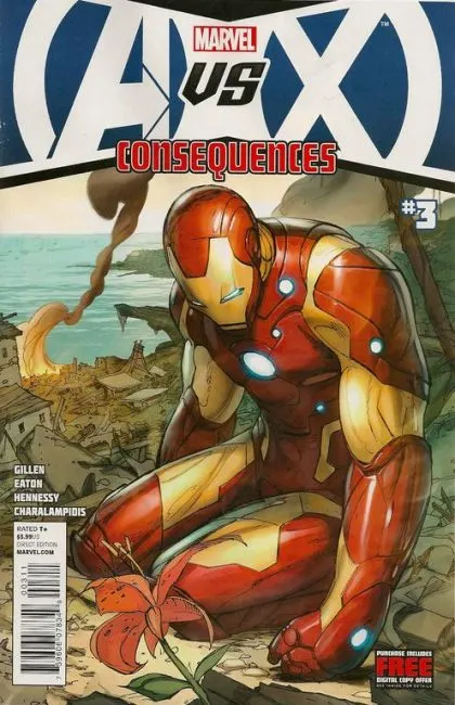 AvX: Consequences #3 Ron Garney Regular Cover comic book cover, 2012