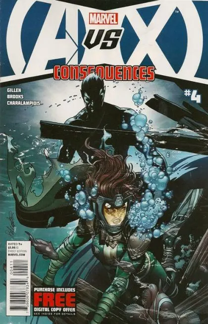 AvX: Consequences #4 Regular Salvador Larroca Cover comic book cover, 2012
