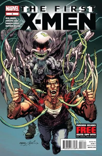 The First X-Men #3 Neal Adams Regular comic book cover, 2012
