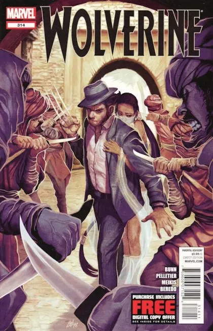 Wolverine, Vol. 4 #314 comic book cover, 2012