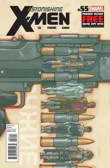 Astonishing X-Men, Vol. 3 #55 Direct Edition comic book cover, 2012