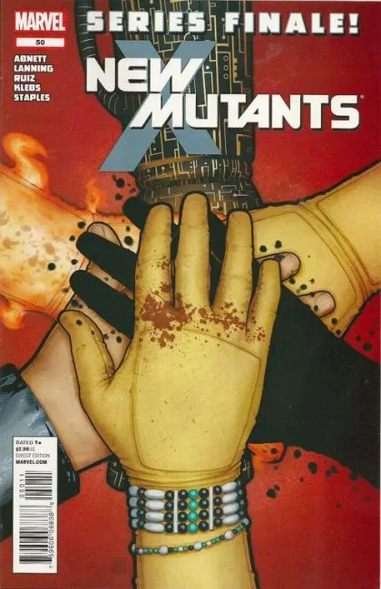 New Mutants, Vol. 3 #50 comic book cover, 2012