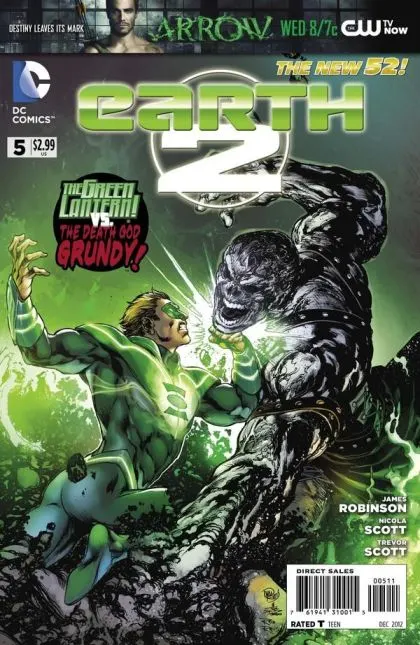 Earth 2 #5 Ivan Reis Regular Cover comic book cover, 2012