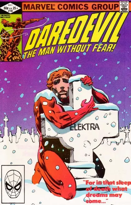 Daredevil, Vol. 1 #182 Direct Edition comic book cover, 1982