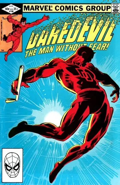 Daredevil, Vol. 1 #185 Direct Edition comic book cover, 1982