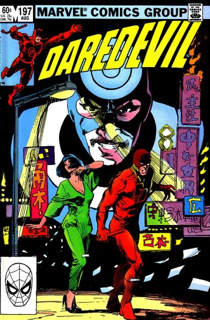 Daredevil, Vol. 1 #197 Direct Edition comic book cover, 1983