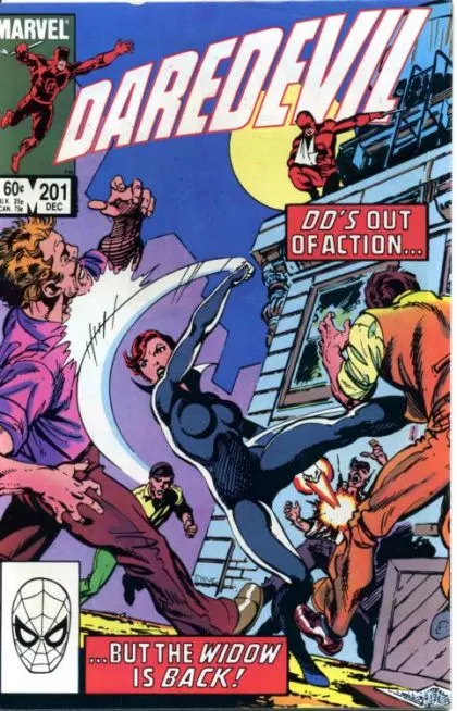 Daredevil, Vol. 1 #201 Direct Edition comic book cover, 1983