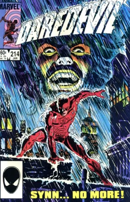 Daredevil, Vol. 1 #214 Direct Edition comic book cover, 1985