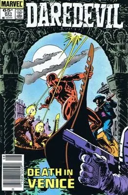 Daredevil, Vol. 1 #221 Newsstand Edition comic book cover, 1985