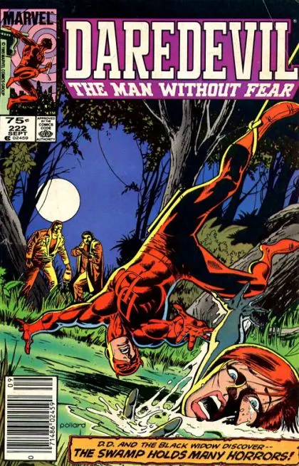 Daredevil, Vol. 1 #222 Canadian Price Variant comic book cover, 1985
