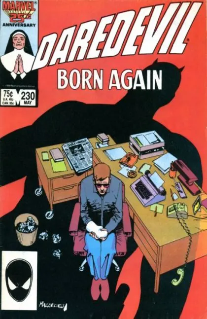 Daredevil, Vol. 1 #230 Direct Edition comic book cover, 1986