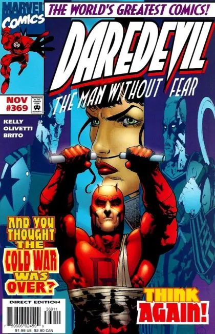 Daredevil, Vol. 1 #369 Direct Edition comic book cover, 1997