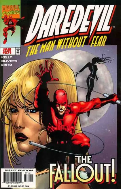 Daredevil, Vol. 1 #371 Direct Edition comic book cover, 1998