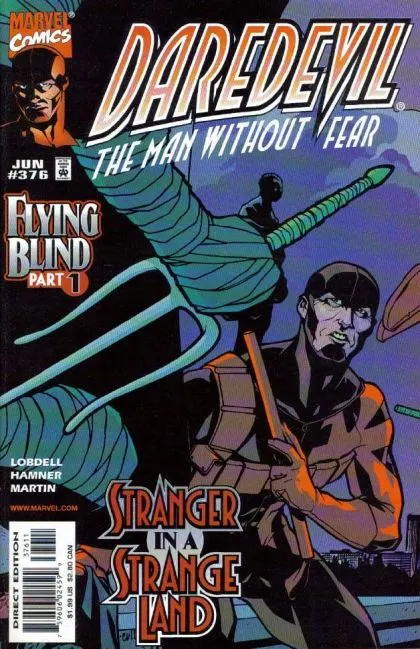 Daredevil, Vol. 1 #376 Direct Edition comic book cover, 1998