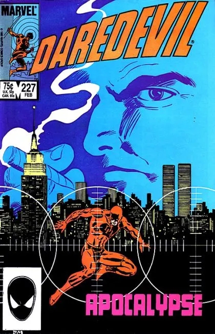 Daredevil, Vol. 1 #227 Direct Edition comic book cover, 1986