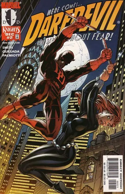 Daredevil, Vol. 2 #2 J. Scott Campbell Variant comic book cover, 1998