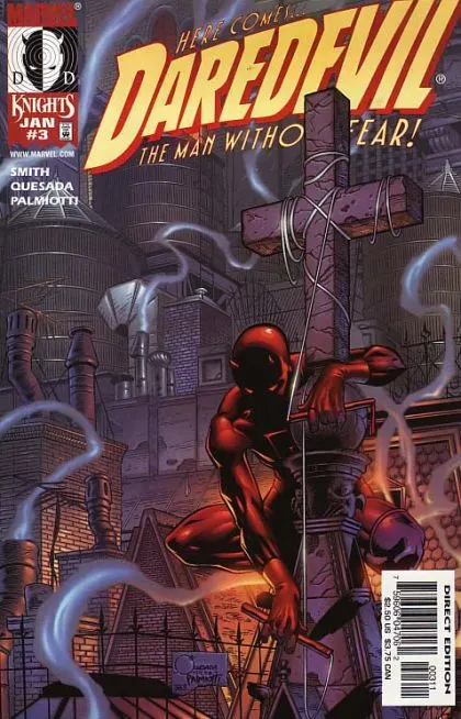 Daredevil, Vol. 2 #3 Joe Quesada Regular comic book cover, 1999