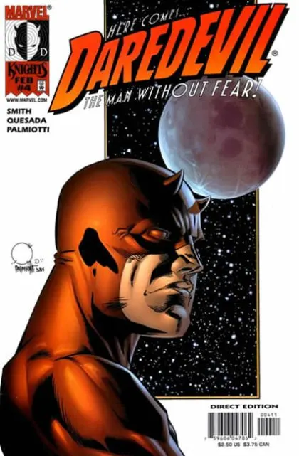 Daredevil, Vol. 2 #4 Direct Edition comic book cover, 1999