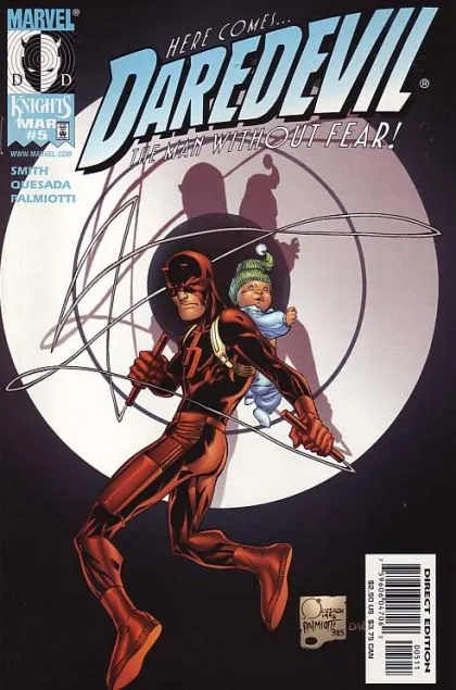 Daredevil, Vol. 2 #5 Direct Edition comic book cover, 1999