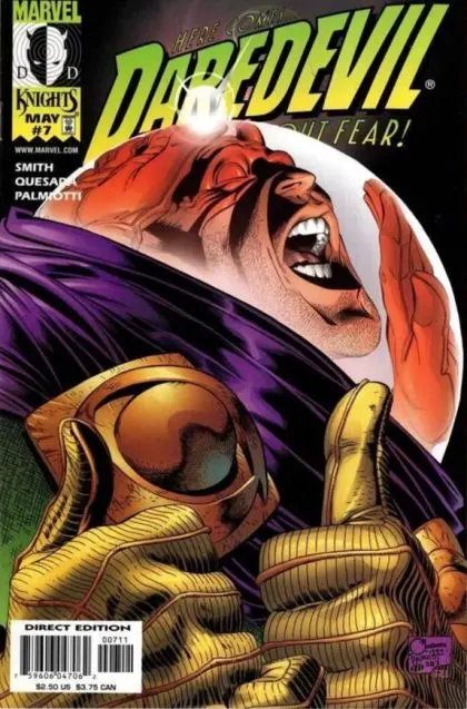 Daredevil, Vol. 2 #7 Joe Quesada Regular comic book cover, 1999