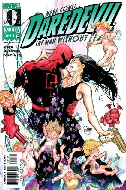 Daredevil, Vol. 2 #11 Joe Quesada Regular comic book cover, 2000