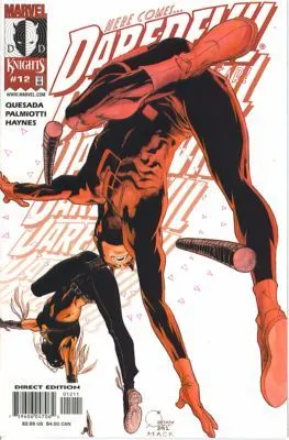 Daredevil, Vol. 2 #12 Direct Edition comic book cover, 2000