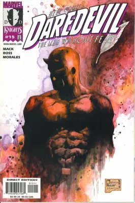 Daredevil, Vol. 2 #15 Joe Quesada Regular comic book cover, 2001