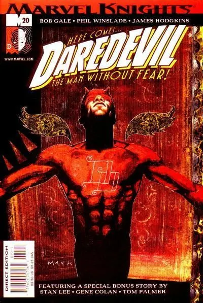 Daredevil, Vol. 2 #20 David Mack Regular comic book cover, 2001