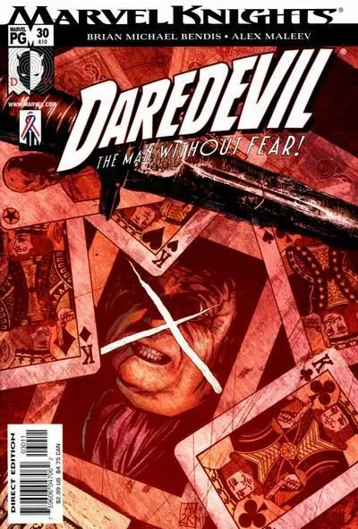 Daredevil, Vol. 2 #30 Alex Maleev Regular comic book cover, 2002
