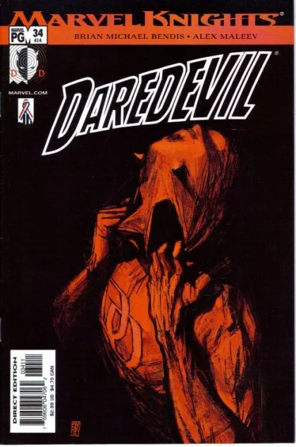Daredevil, Vol. 2 #34 Direct Edition comic book cover, 2002