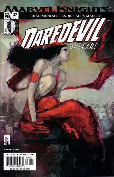 Daredevil, Vol. 2 #37 Direct Edition comic book cover, 2002
