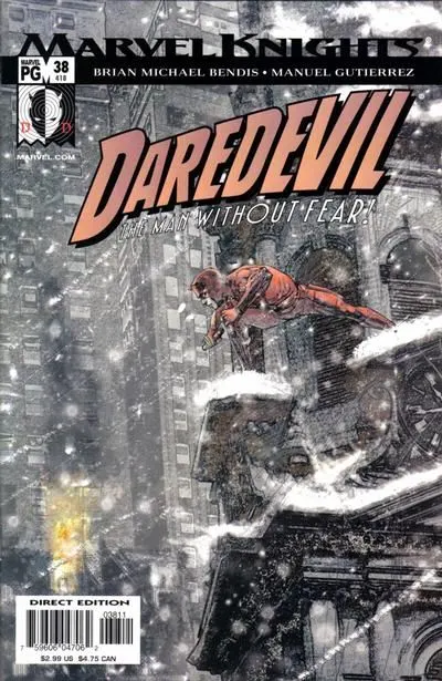 Daredevil, Vol. 2 #38 Direct Edition comic book cover, 2002