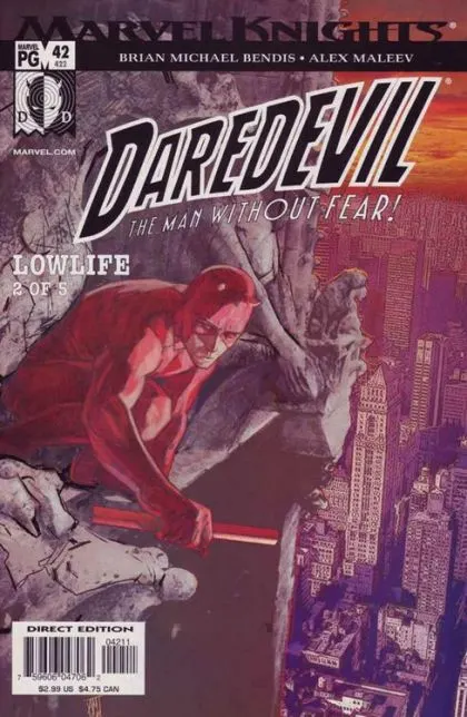 Daredevil, Vol. 2 #42 Direct Edition comic book cover, 2003