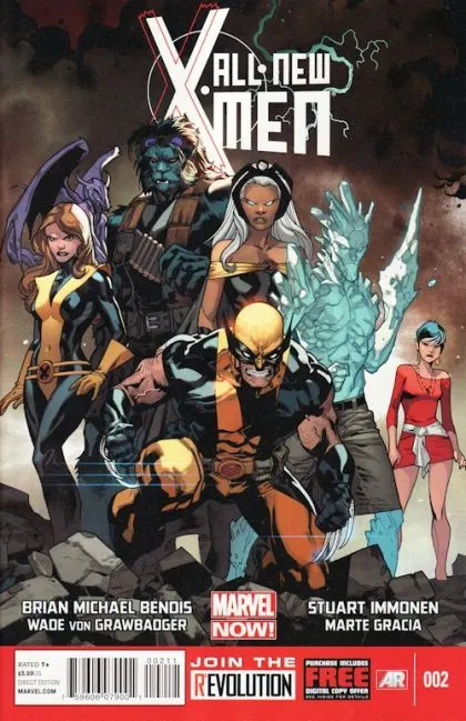 All-New X-Men, Vol. 1 #2 Stuart Immonen Regular comic book cover, 2013